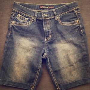 Blue jeans with sparkles